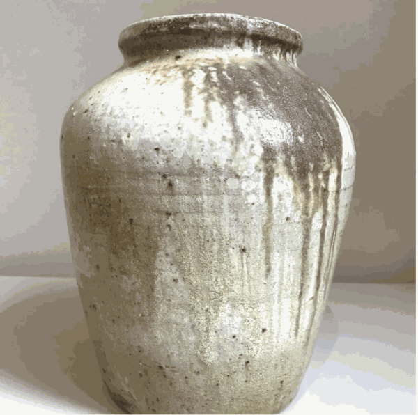 Lottie Venn - Wood and Soda Fired Moon Jar, 2023