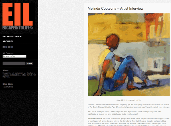 Escape into life - Melinda Cootsona Artist Interview