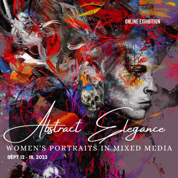 Abstract Elegance: Women's Portraits in Mixed Media Online Exhibition