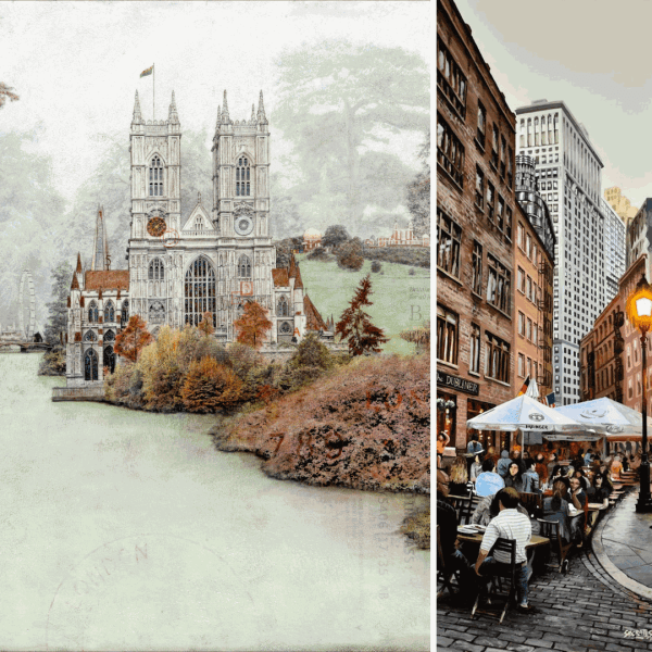 Skyscrapers and Cityscapes: Urban Beauty on Canvas