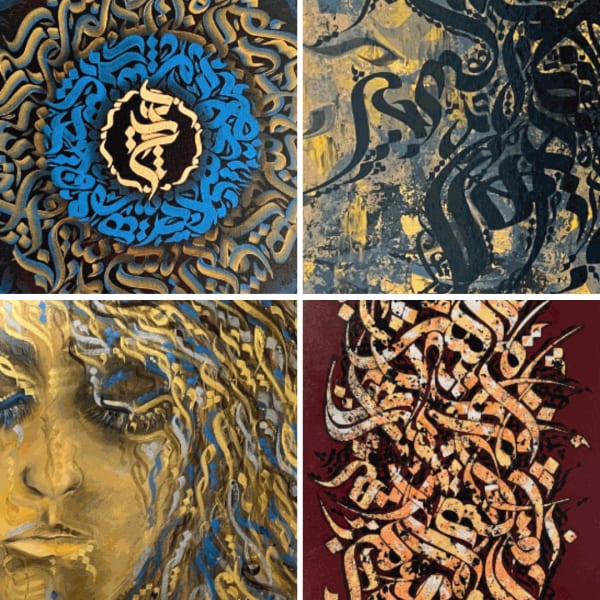 Experience the Elegance of Calligraphic Mastery in Setareh Omrani's "Embrace of the Letters" Solo Art Exhibition