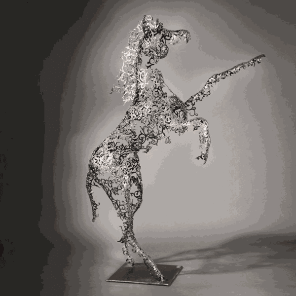 Equestrian Elegance: Capturing the Grace and Power of Horses in Metal Sculptures