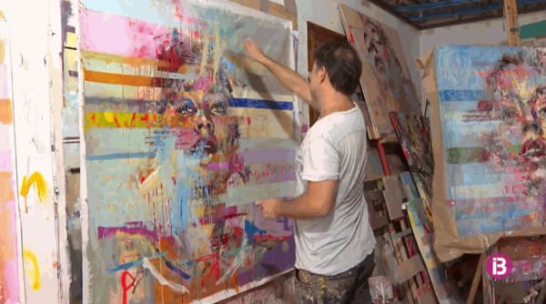 Destroying to build again, this is Salva Ginard's painting