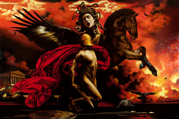 Perseus with the head of Medusa, 2016