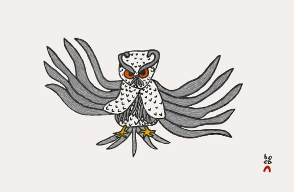 OOLOOSIE SAILA, Almighty Owl, 2022