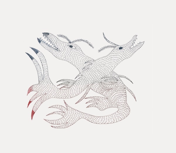 KENOJUAK ASHEVAK, Spririts at Play, 2012 (Summer Release 2023)