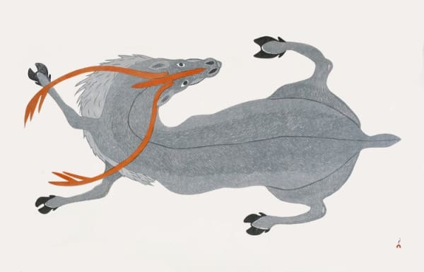 QUVIANAQTUK PUDLAT , Silver Caribou , 2022