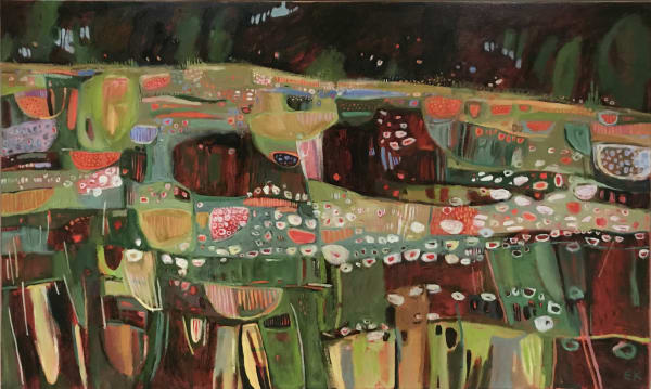 Elaine Kazimierczuk, Tuscany Meadow with Chicory III, 2023
