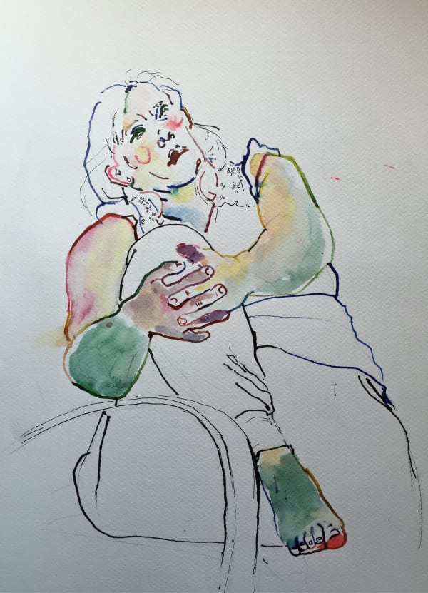 Bridget resting in a Sunny Garden I