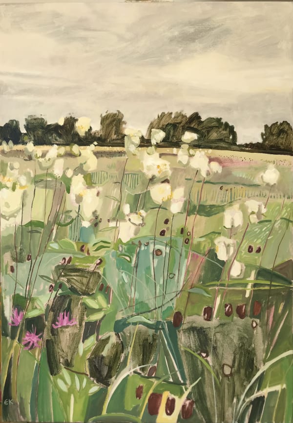 Elaine Kazimierczuk, Long Mead Meadow with Astilbe, 2023