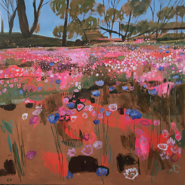Everlastings and Cornflowers