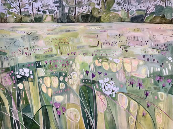Elaine Kazimierczuk, Hinksey Meadows in Full Bloom, 2023
