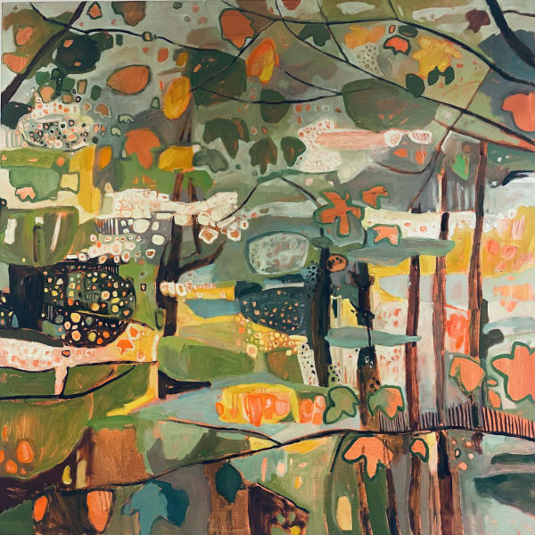 Elaine Kazimierczuk , Sunny Autumn Day in Bunny Woods , 2025