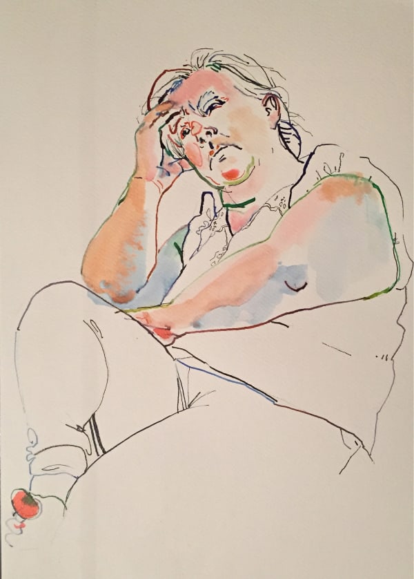 Bridget resting in a Sunny Garden II