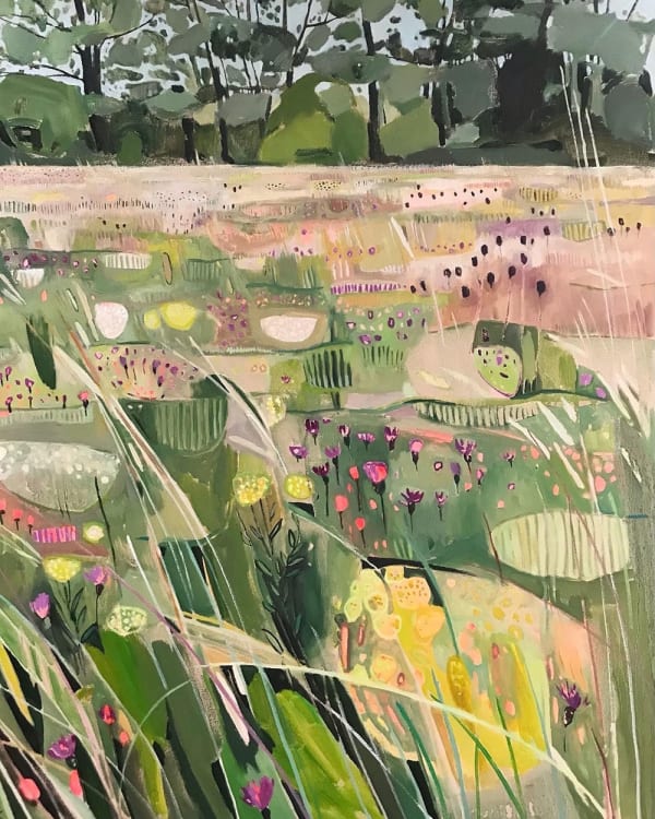 Elaine Kazimierczuk, Hinksey Meadows with Willow Walk, 2022