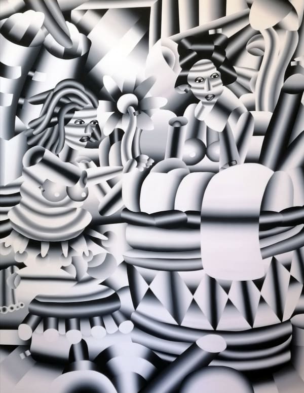 Geoffrey Bouillot, Femmes au bain, 2022