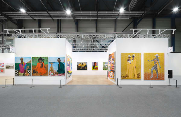 Installation view, Juwon Aderemi; Joseph Munyao Baraka; Pablo Benzo; Geoffrey Bouillot; Rune Christensen; Denise Rudolf Frank; Henrik Godsk; Marina Iglesias;...
