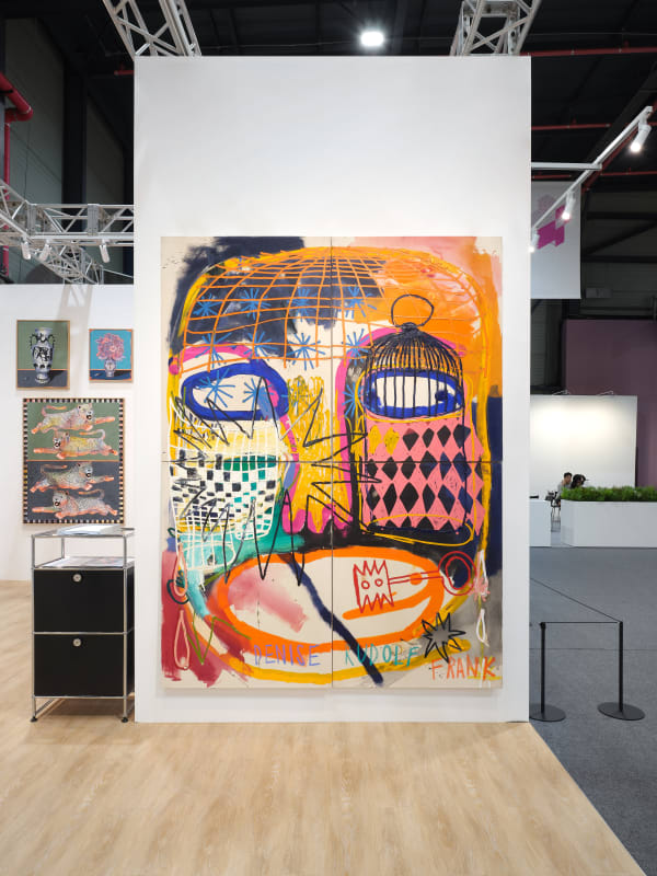 Installation view, Juwon Aderemi; Joseph Munyao Baraka; Pablo Benzo; Geoffrey Bouillot; Rune Christensen; Denise Rudolf Frank; Henrik Godsk; Marina Iglesias;...