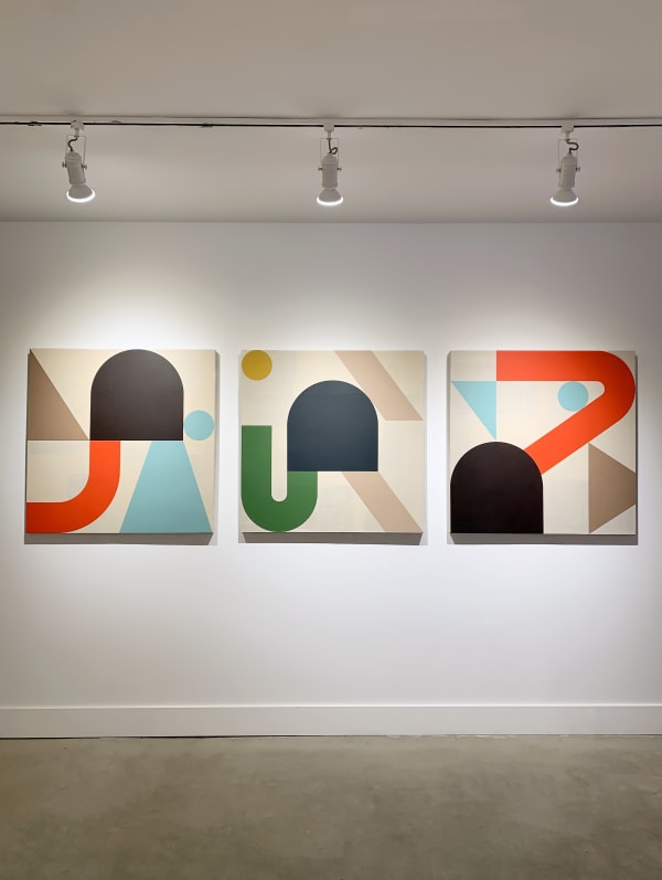 Evanhecox Triptychinstallation