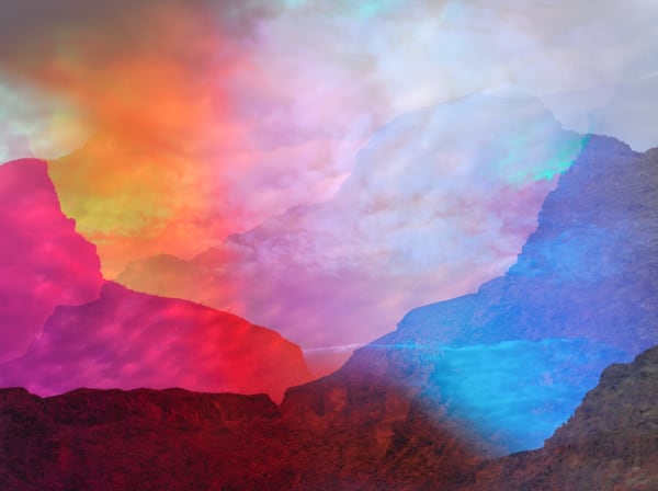 Terri Loewenthal Psychscape 45 (Peach Springs Canyon, AZ), 2018