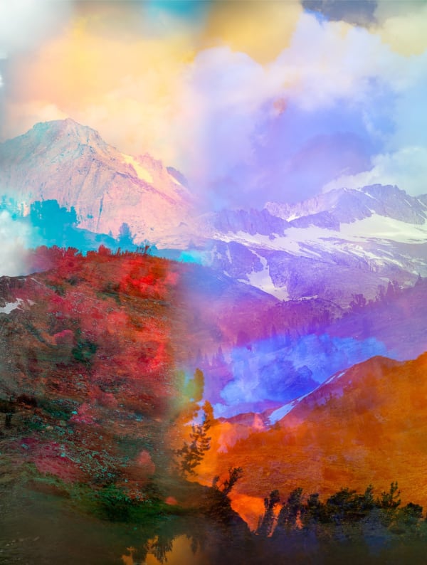 Terri Loewenthal Psychscape 52 (North Peak, CA), 2018
