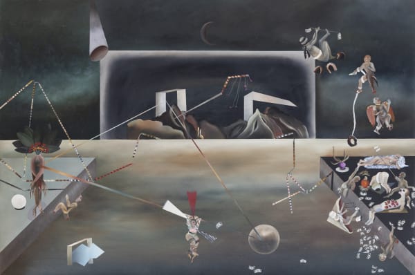 Rebecca Sharp All Is Well That Ends Well, 2023 Oil on canvas 24 x 36 in 61 x 91.4 cm