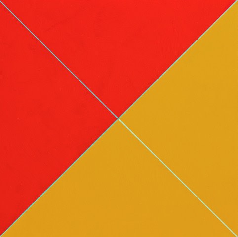 Richard Carter Tertiary III, 2020 Mixed media on panel 14 x 14 in 35.6 x 35.6 cm