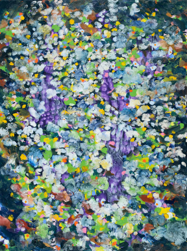 Michael De Feo Maracaibo, 2023 Acrylic, oil, and oil stick on canvas 40 x 30 in 101.6 x 76.2 cm