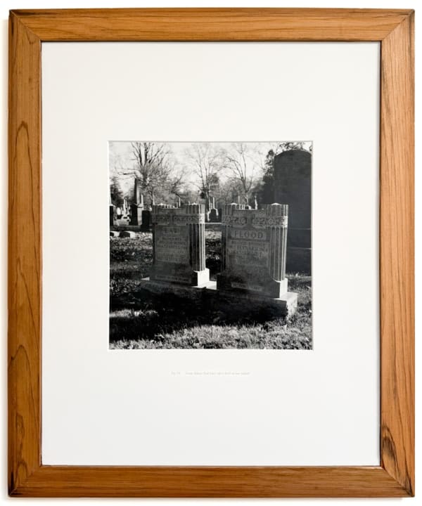 Gala Prudent Anthology of the Ghost - Fig. 79: Law, Flood (Some things which have often held us too tightly.), 2024 Silver gelatin print, engraved archival board 20 x 24 in 50.8 x 61 cm