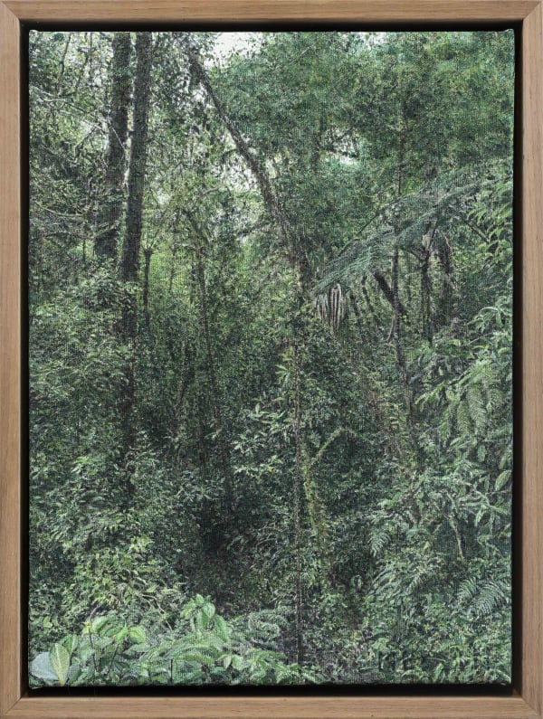 Haley Mellin Forest, 2025 Gouache and ink on canvas 15 x 11 in 38.1 x 27.9 cm