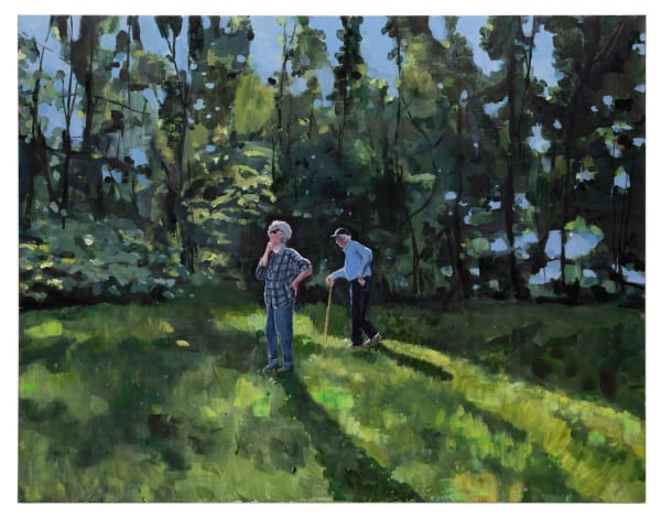 Nancy Friedland For all you know, 2024 Acrylic on wood panel 48 x 60 in 121.9 x 152.4 cm