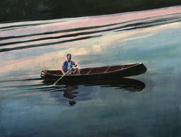 Nancy Friedland Oracle, 2022 Acrylic on wood panel 30 x 40 in 76.2 x 101.6 cm