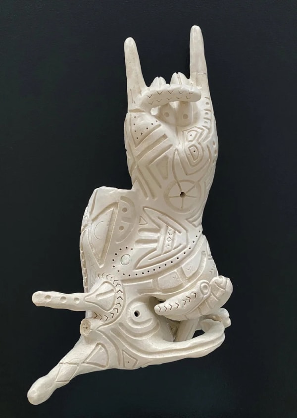 Rodrigo Valenzuela Mueca #7, 2024 Ceramic 7 x 14 x 7 in 17.8 x 35.6 x 17.8 cm