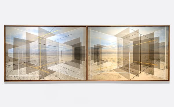 Rodrigo Valenzuela New Land D23/024, 2025 Acrylic and toner on canvas 96 x 33 in 243.8 x 83.8 cm