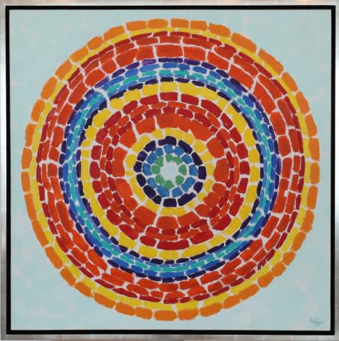 WIND DANCES IN FLOWER GARDEN Alma Thomas, 1968 Private Collection