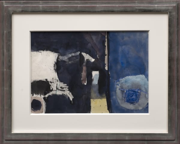 UNTITLED Richard Diebenkon, A Double-Sided Work (Catalogue Raisonne No. 2391), ca. 1951 Private Collection