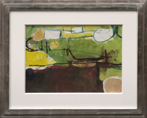 UNTITLED Richard Diebenkon, A Double-Sided Work (Catalogue Raisonne No. 2391), ca. 1951 Private Collection