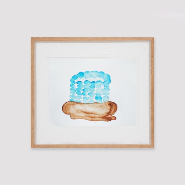 Alymamah Rashed I Collect My Beloved Dream (An Island Grew Within Me) VIII, 2024 Watercolour 23 x 20 cm I 9.06 x 7.87 in