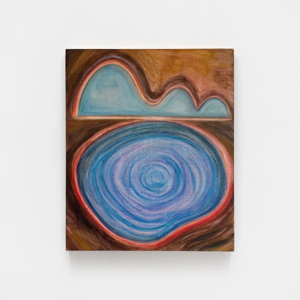 Tiago Mestre Montanha e Lago, 2024 Oil on Canvas 48 x 40 cm