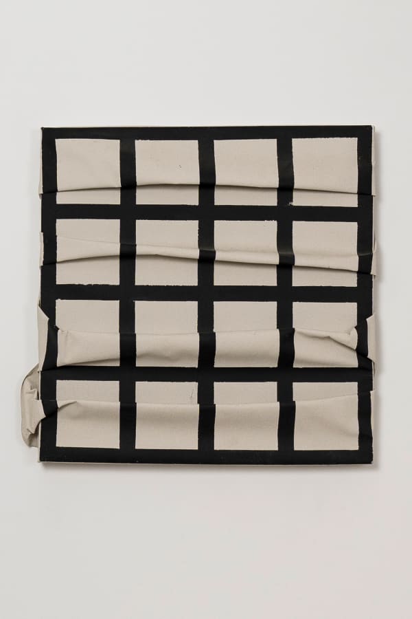 Eugenio Espinoza Blacksurfing, 2011 Signed and dated 2011 verso Acrylic on canvas, muslin 54 x 54 cm