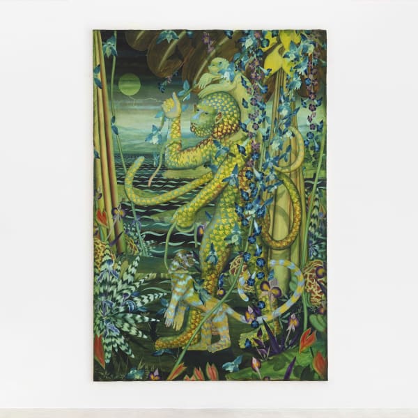 Bruno Novelli Onde Nasce o Rio, 2025 Acrylic on Canvas 270 x 180 cm I 106.3 x 70.87 in