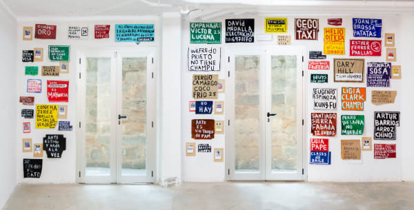 Luis Salazar Untitled, 2024 Mixed media Variable dimensions