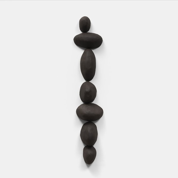 Tiago Mestre Column (Seven stones), 2024 Ceramics 105 x 22 x 12 cm