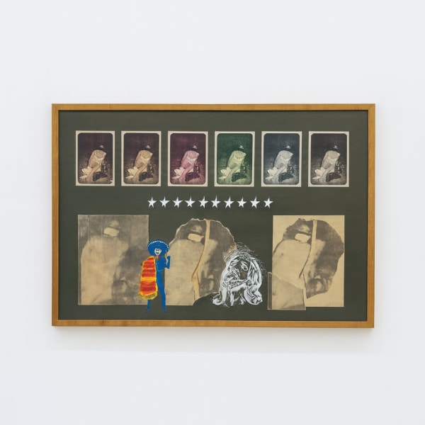 Felipe Ehrenberg Double Violación, 1989 Photo collage and acrylic on paper 69 x 99 cm | 27.17 x 38.98 in