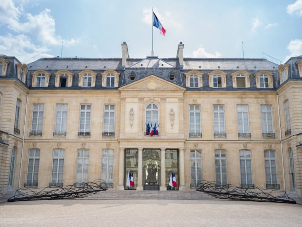 Pablo Reinoso's 'Fleuves de France' at the Elysée Palace