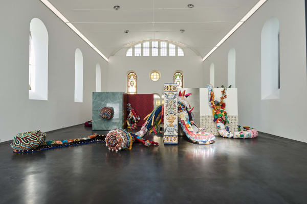 Loft, Jakobshallen, Galerie Scheffel, 2017. Photo: Rudi Feuser. Courtesy of Galerie Scheffel.