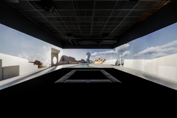 Installation views of the exhibition “Daniel Arsham: SEOUL 3024,” LOTTE Museum of Art, Seoul. Photo: Jeon Byung-cheol. Courtesy of LOTTE Museum of Art, Seoul.