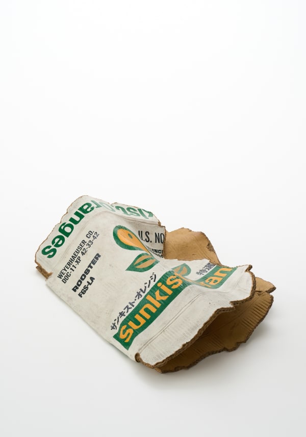 2024 《Work 24-Sunkist》 印刷したセラミックに手彩色 H12.5xW34xD47cm