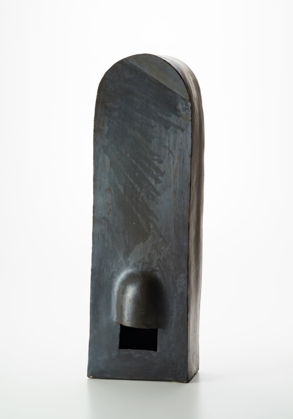 風のポスト/ The wind's mailbox 1987, 陶/ Ceramic H64.5 × W20.5 × D13