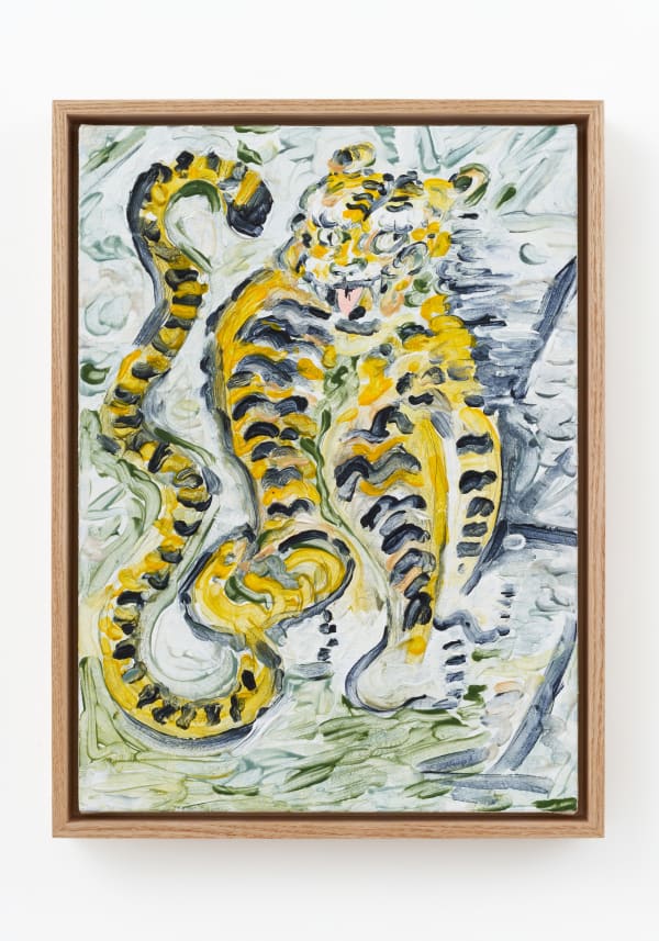 Long Tail 2024, キャンバスにアクリル/ Acrylic on canvas H33.5 × W24 cm